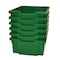 Gratnells Storage Tote Tray, Grass Green, Polypropylene, 6 PK F0210P6 - alternate 1